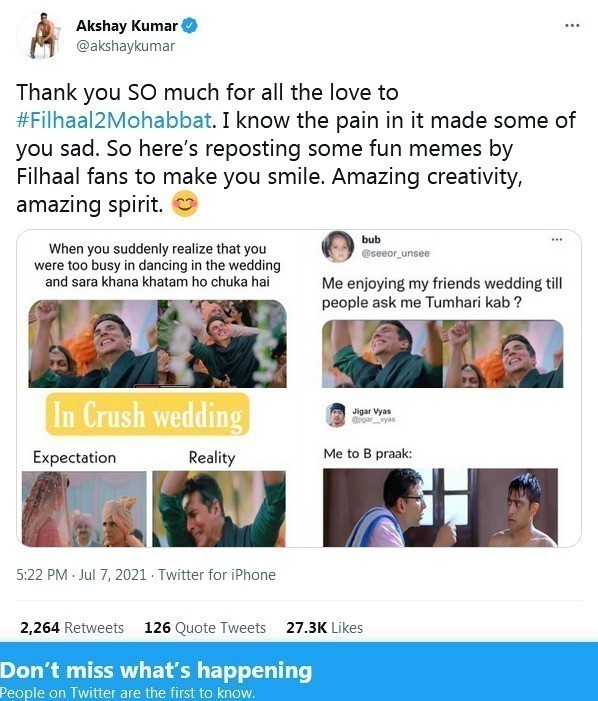 సొషల్ మీడియాలో కామెడీగా మారిన అక్షయ్ ‘ఏడుపు’ డ్యాన్స్!