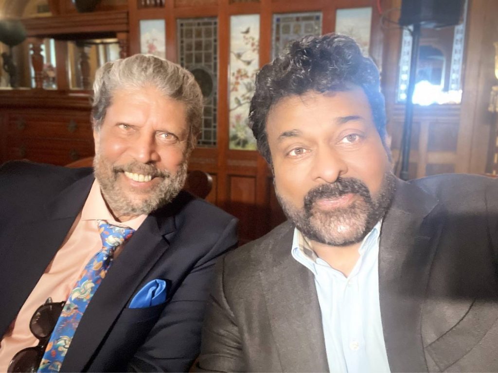 Megastar Chiranjeevi Meets Legendary Cricketer Kapil Dev