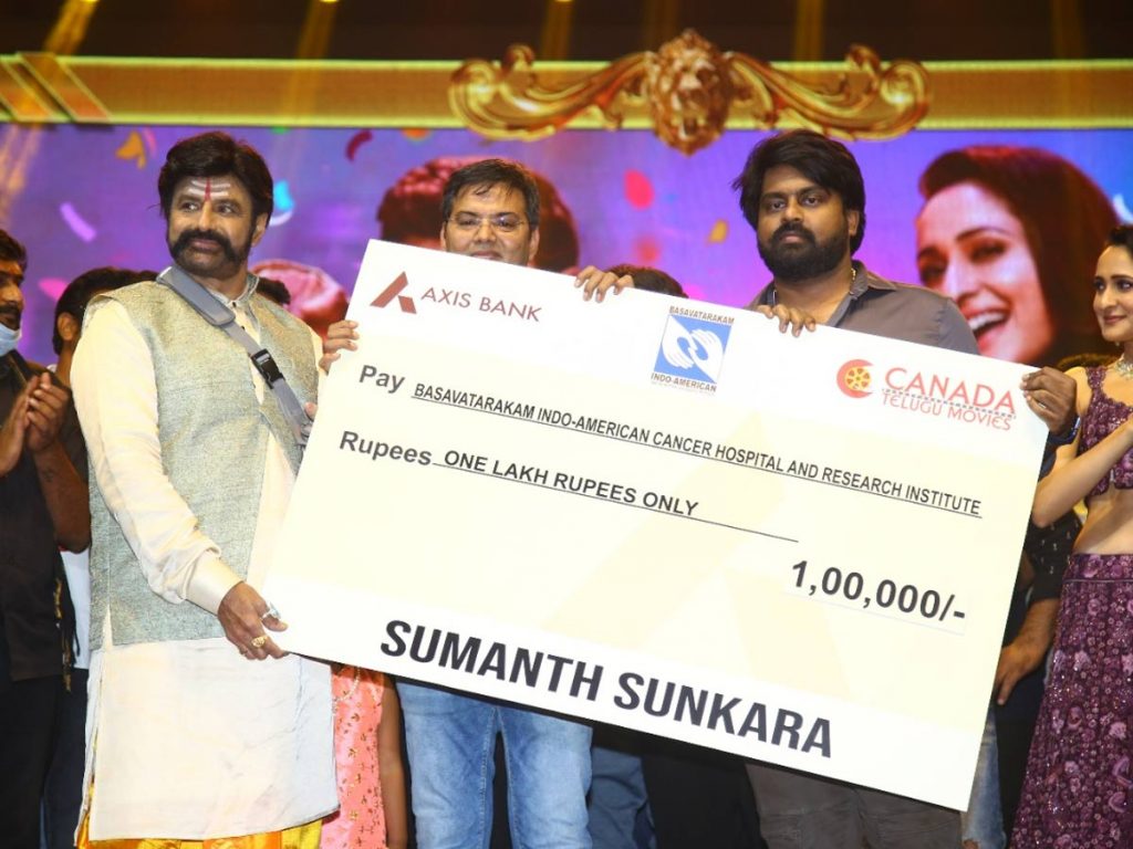 Overseas Distributors Service At Akhanda Pre Release Event