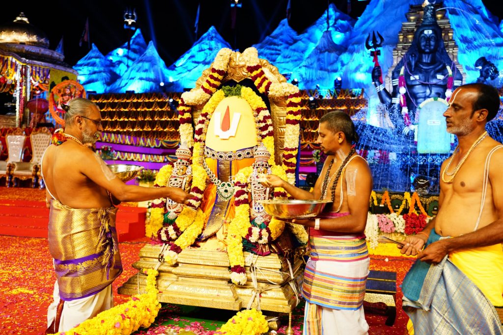 Simhadri Appanna Hari Chandana Puja at Koti Deepotsavam 2021