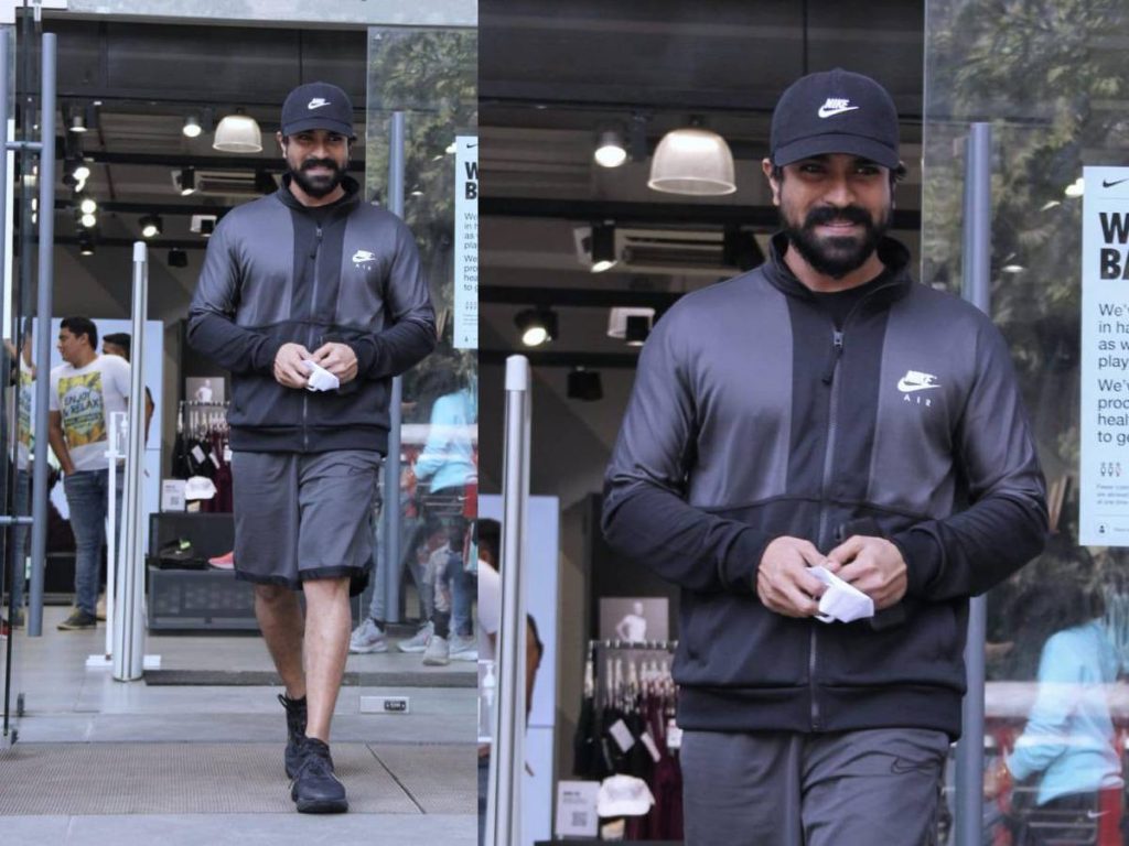 Mega Power Star Ramcharan Spotted At Nike Store In Mumbai