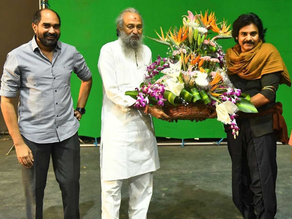 Pawan Kalyan Felicitates The Legendary Art Director Padma Shri Thota Tharani