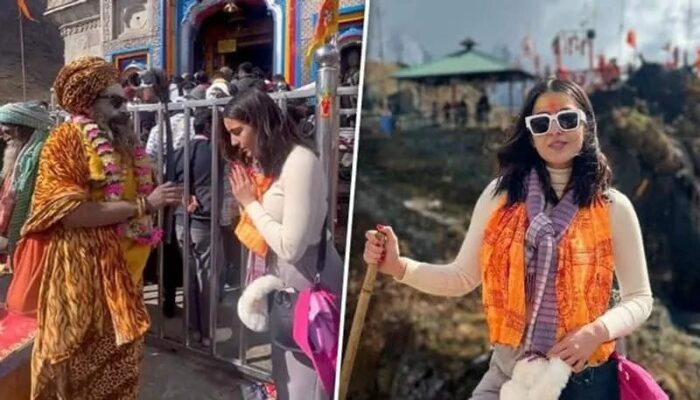 Sara Ali Khan Bollywood Beauty On Spiritual Journey Sara On Char Dham Tour