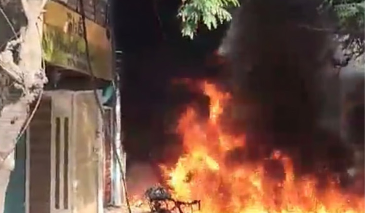 Fire Accident At Kaleswaram Polling Booth In Telangana Elections 2023