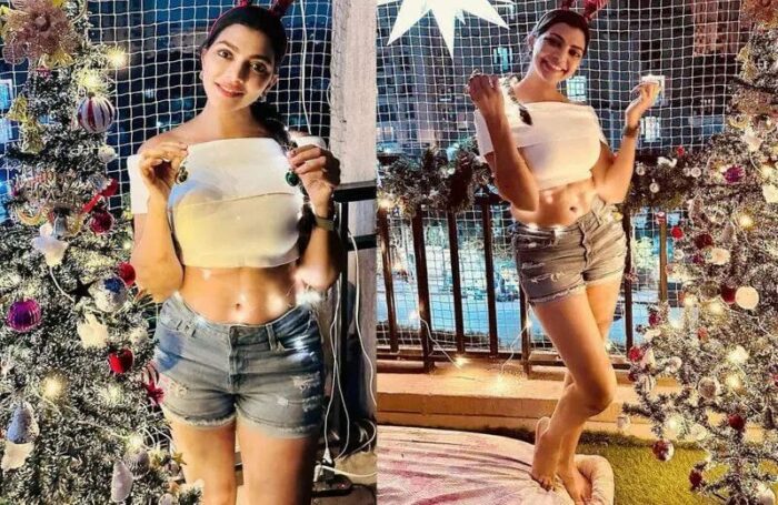 Bigg Boss Lahari Bigg Boss Lahari In Christmas Celebration Photos In Stylish Look