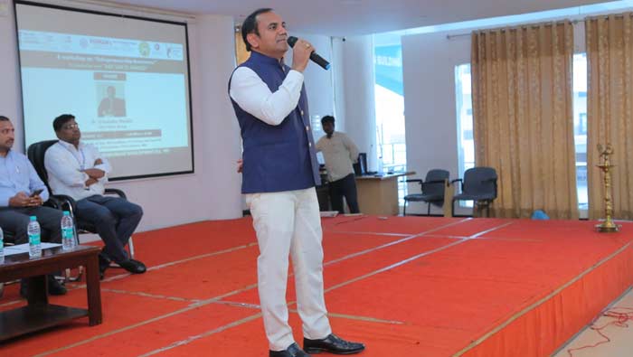 Pulsus Ceo Dr Gedela Srinubabu In Vignan University At Vizag