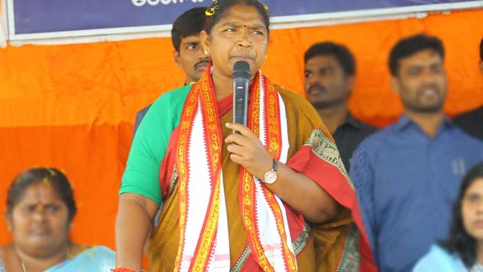 Minister Seethakka In Adilabad Parliament Election Review Meeting