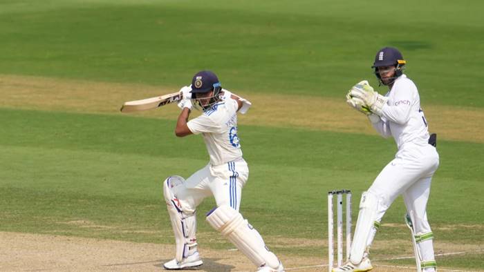 Ind Vs Eng 2nd Test Jaiswal Stars With Double Hundred As India Finish At 396