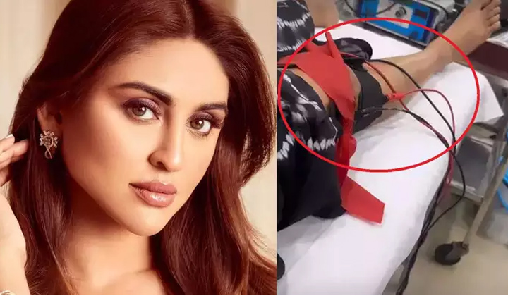 Tv Actress Krystle Dsouza Knee Injury In Gym