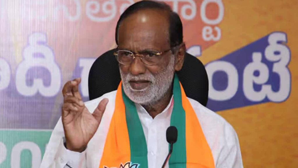 Mp K Laxman Fires Congress