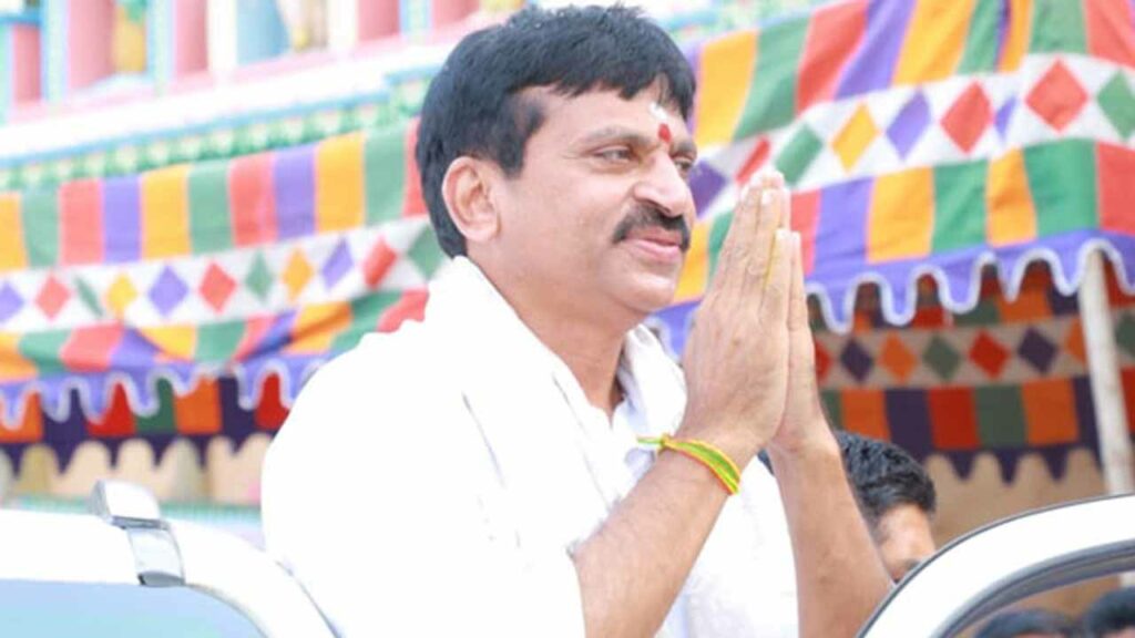 Ponguleti Srinivas Reddy Escapes Accident Car Tyres Burst