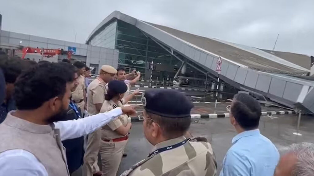 Built In 2009 Says Minister Ram Mohan Naidu Amid Criticism Over Delhi Airport T1 Roof Collapse