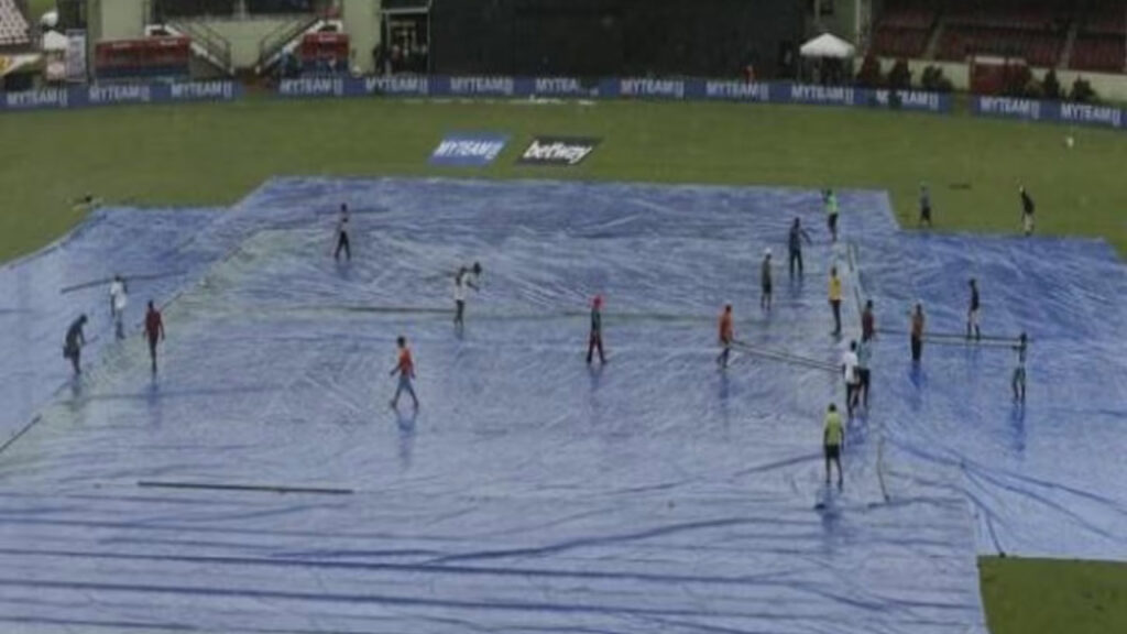 India England Match Soon It Is Raining In Guyana