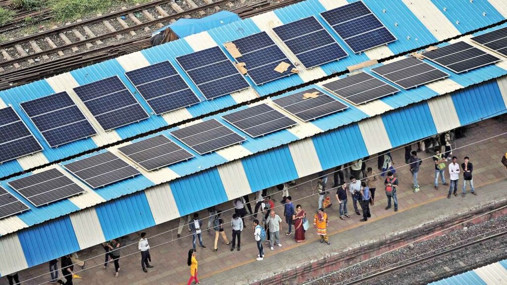 Railways Promoting Green Energy Solar Panels On Station Buildings For The First Time In The Country