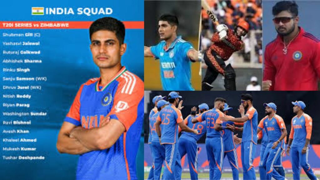 Bcci Announced India Squad For Zimbabwe Tour Shubaman Gill Taking Charge