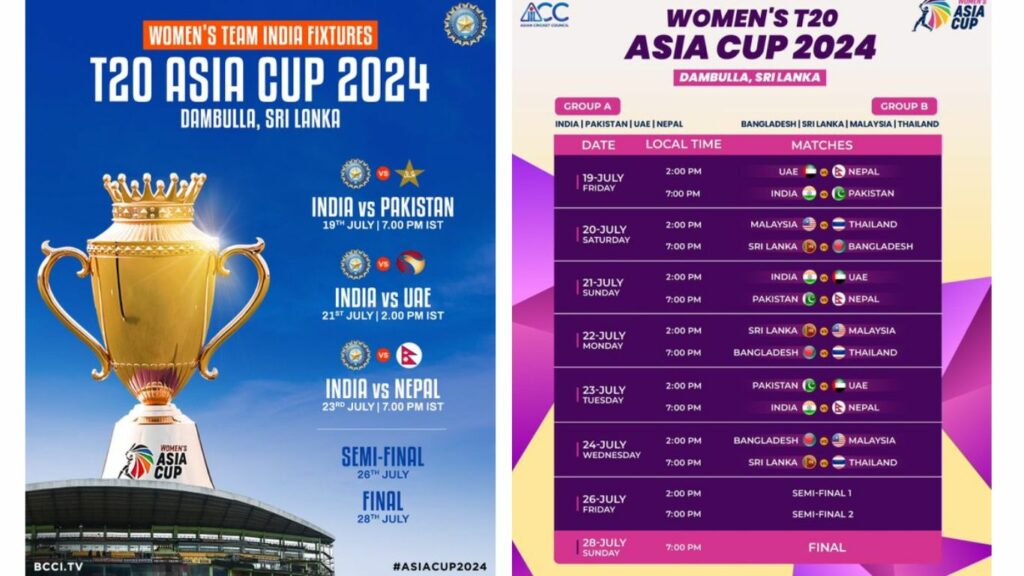 In Womens T20 Asia Cup July 19 India Vs Pakistan Match