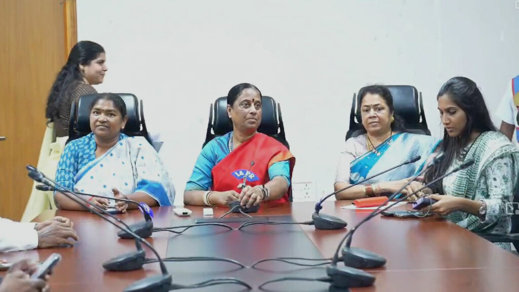 Ministers Seethakka And Konda Surekha Conducted The Review In Hanamkonda Collectorate