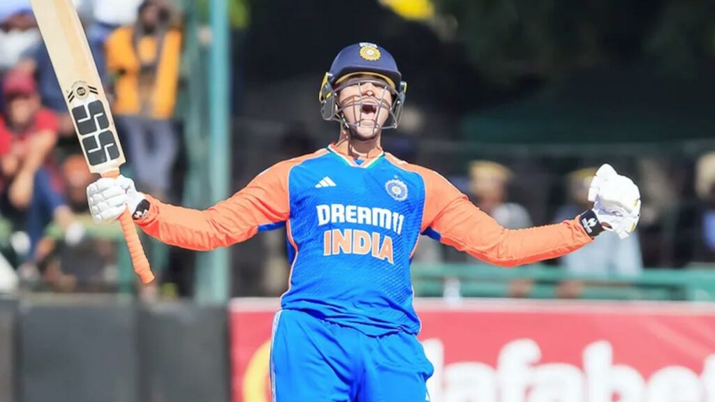 Abhishek Sharma Smashed Hundred India Gets Score 234 Against Zimbabwe In Harare