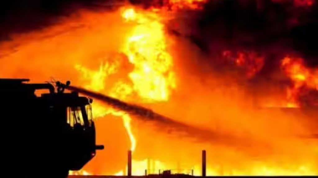 Fire Accident Fateh Darwaza Old City Hyderabad