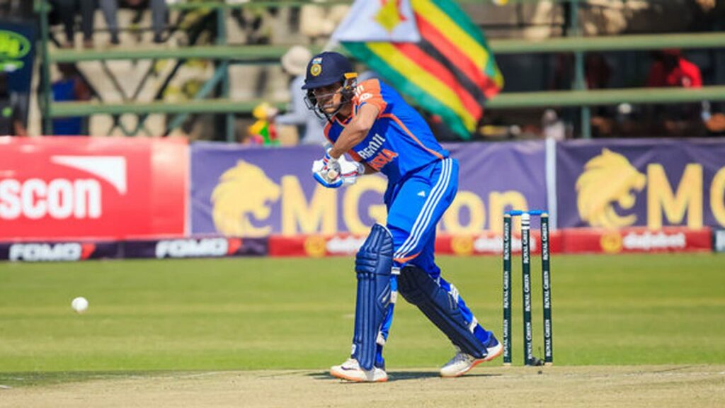 Shubman Gill Ruturaj Gaikwad Power India To 182 Against Zimbabwe In 3rd T20