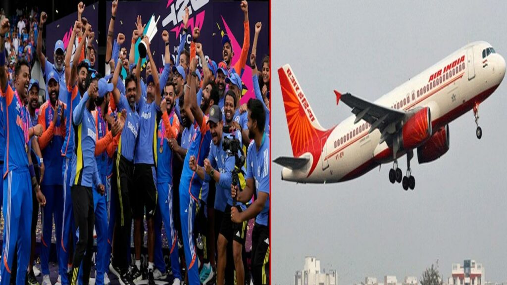 Air India Flight Lands In Barbados To Bring Indian Cricket Team Delhi