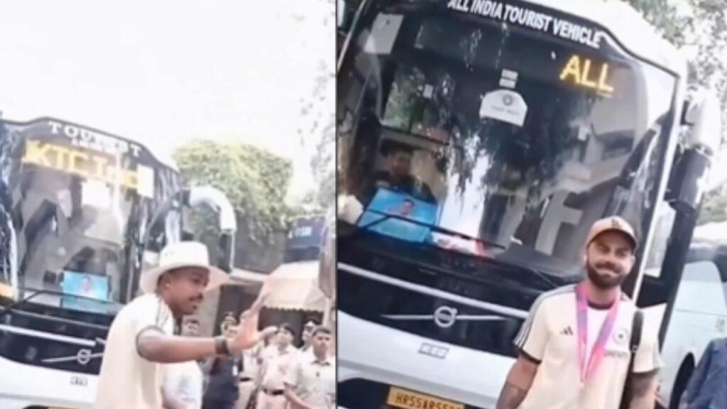 Virat Kohli Smiles After Seeing Hardik Pandya Dance At Itc Maurya