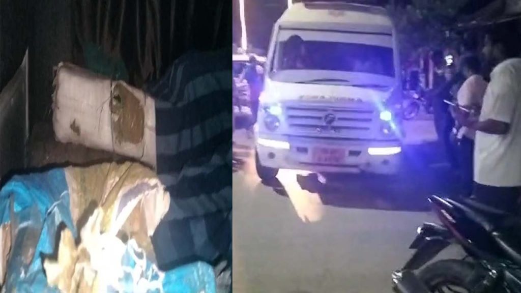 Marijuana Transport In Ambulance In Kothagudem