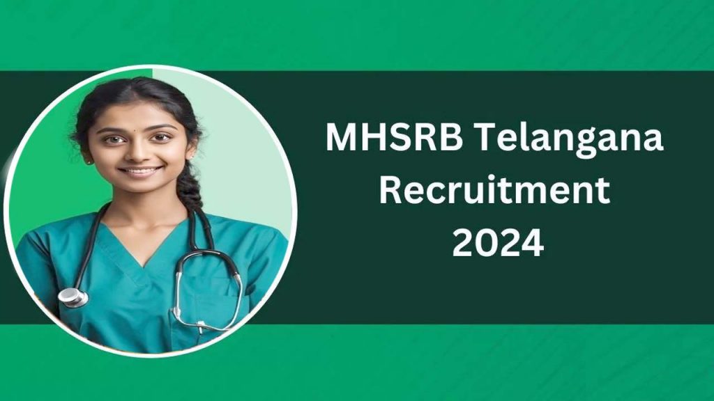 Mhsrb 3334 Jobs Notification In Telangana