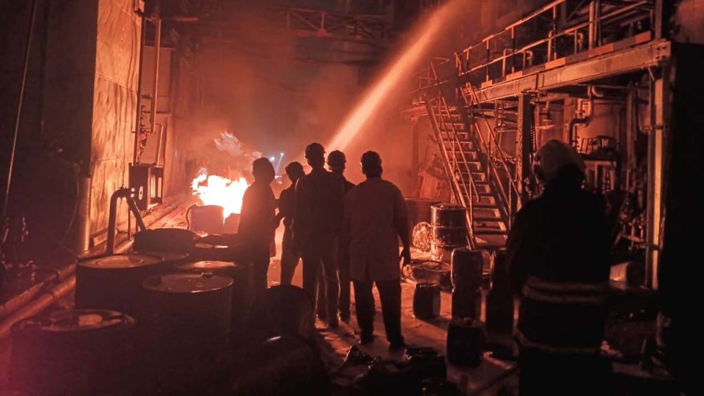 Major Fire At Arora Life Science Industry In Sangareddy District