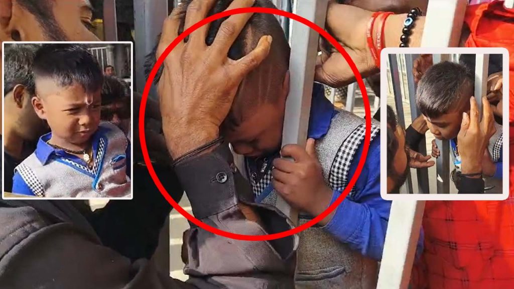 Boys Head Stuck Between Grills In Yadagirigutta