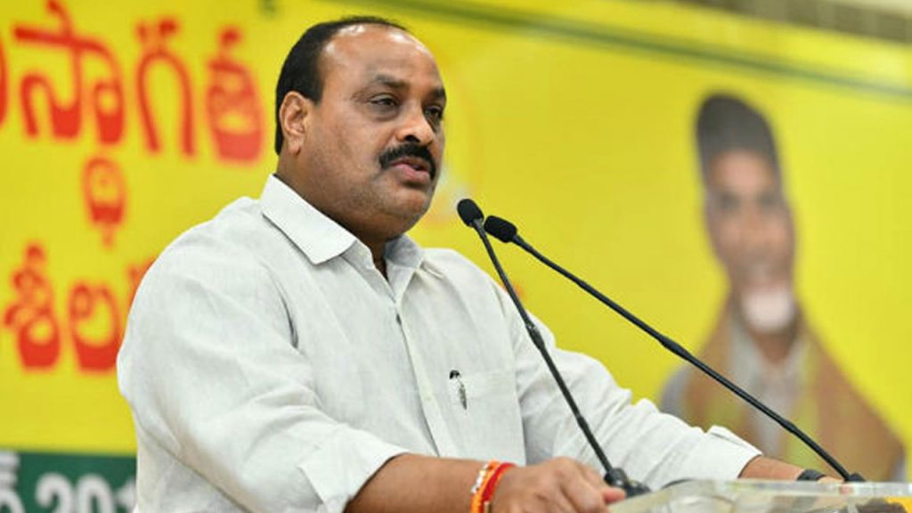 Minister Atchannaidu Participated In The Review Meeting At Parvathipuram Collectorate