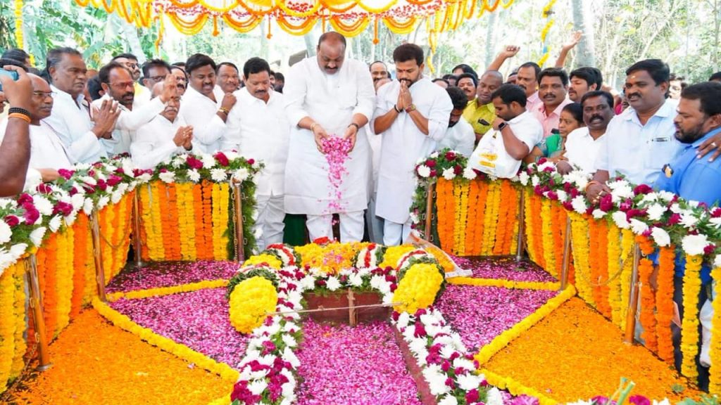 Rammohan Naidu Pays Tribute To Kinjarapu Yerran Naidu On His 68th Birthday Anniversary