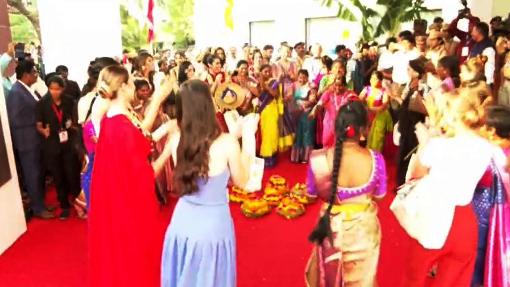 Warangal District Welcomes Miss World Contestants Batukamma Festival