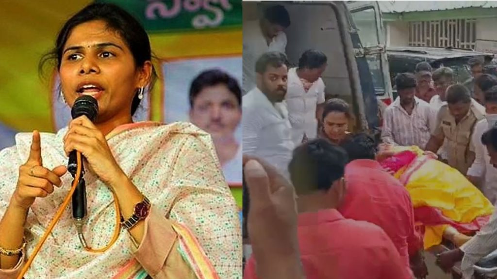 Mla Bhuma Akhila Priya Collapses After Temple Ritual In Nandyal District Condition Stable