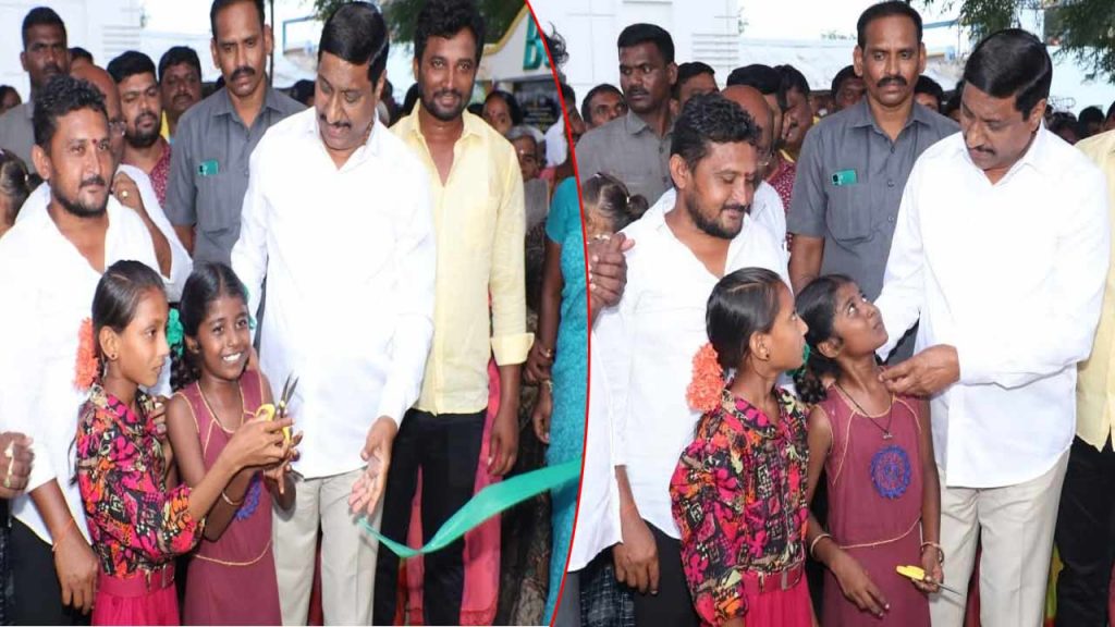 Minister Bc Janardhan Reddy Inaugurated The Road With Girls