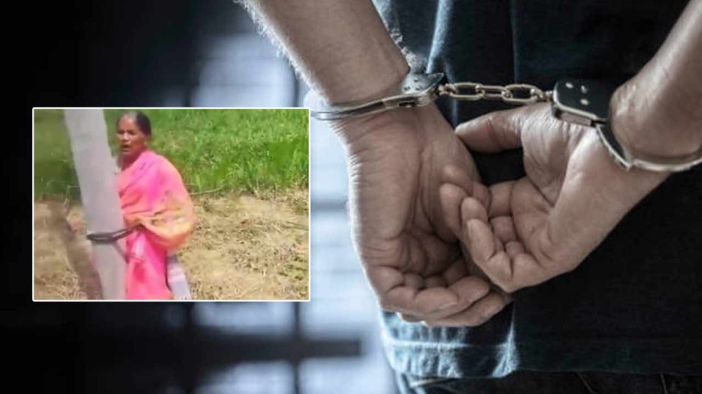 Big Twist In Woman Tied To An Electric Pole In Kuppam