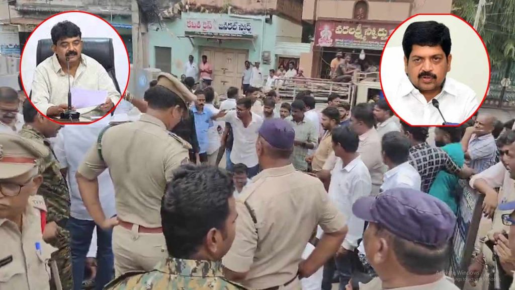 High Tension In Machilipatnam War Of Words Between Minister Kollu Ravindra And Perni Nani