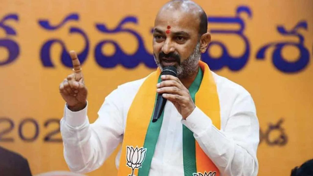 Bandi Sanjay Slams Congress Over Peddamma Temple Demolition Telangana
