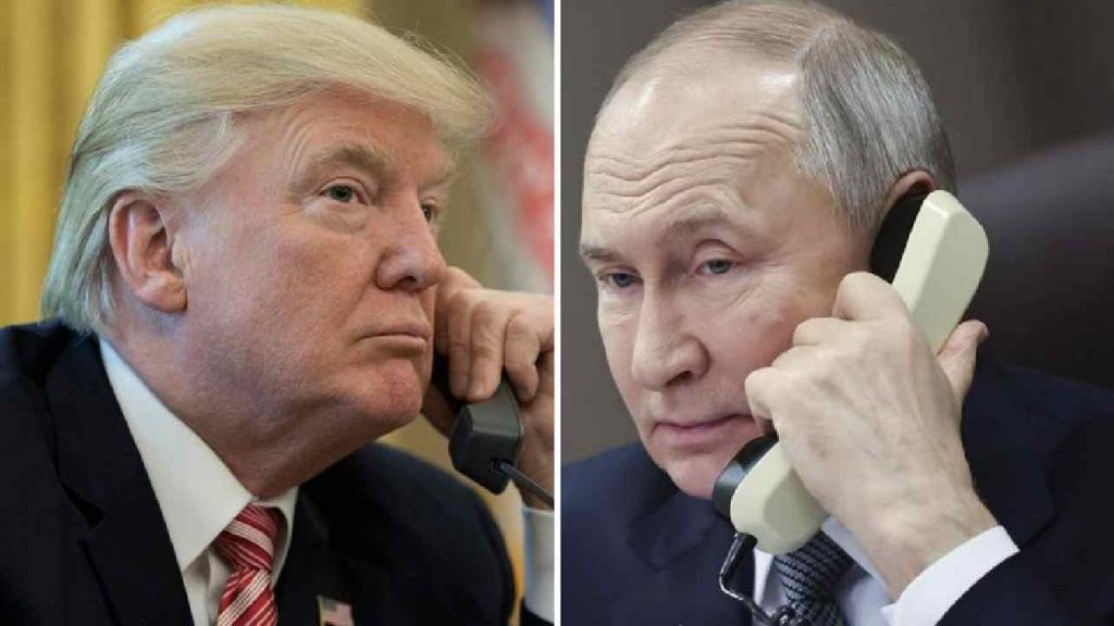 Donald Trump Vladimir Putin 90 Minute Call Ukraine War Peace Deal Zelensky Moscow