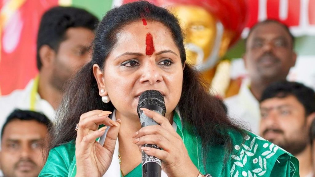 K Kavitha Arrested Bc 42 Percent Reservation Protest Kamareddy