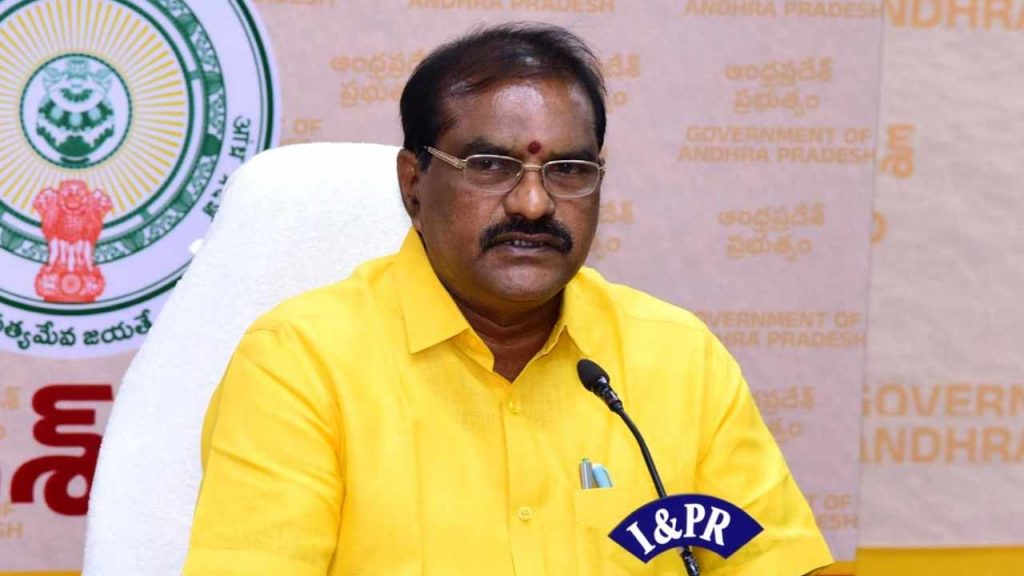 Minister Nimmala Slams Ysrcp Criminals Running The Party Under Political Cover