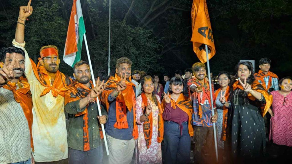 Hcu Students Union Elections 2025 Abvp Clean Sweep