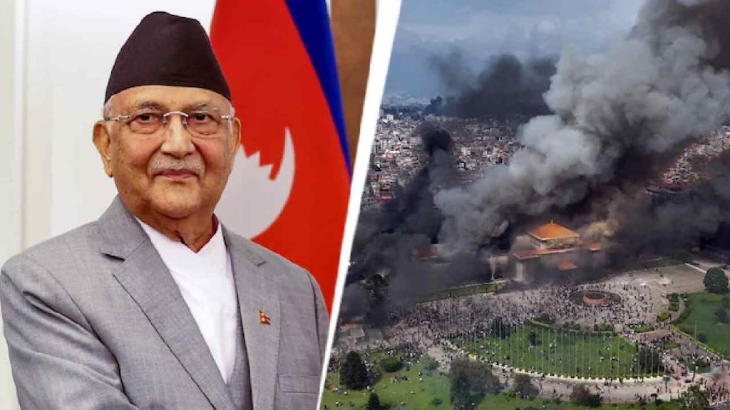 Kp Sharma Oli Conspiracy Claim Nepal Gen Z Protests Automatic Weapons