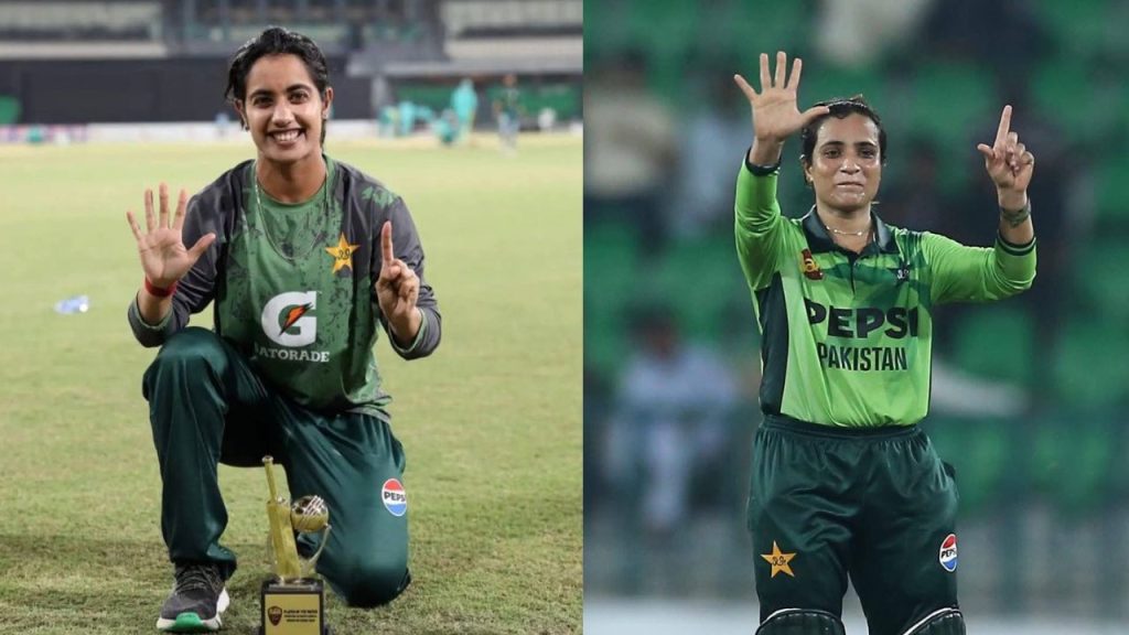 Haris Raufs 6 0 Gesture Sparks Row Pakistan Women Players Join In During Asia Cup 2025