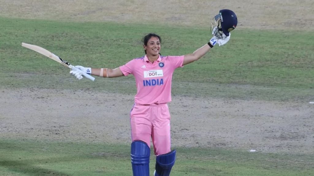 Smriti Mandhana Smashes 50 Ball Century Creates History In Odi Cricket