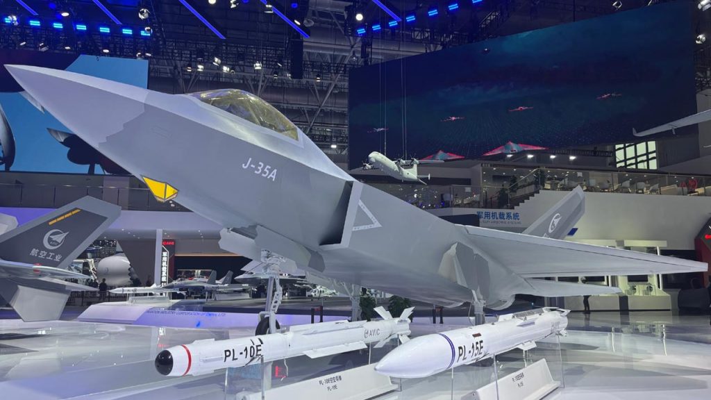 China J35a Silent Killer Stealth Jet Unveiled Airshow
