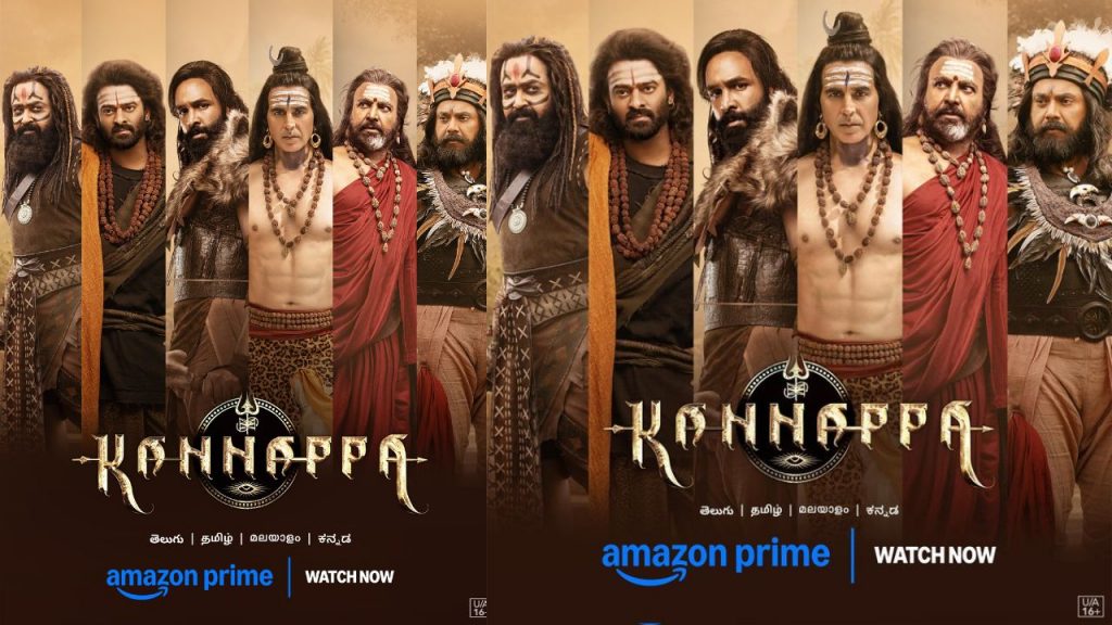 Kannappa Ott Release On Amazon Prime Manchu Vishnu Prabhas Mohanlal In Mythological Epic