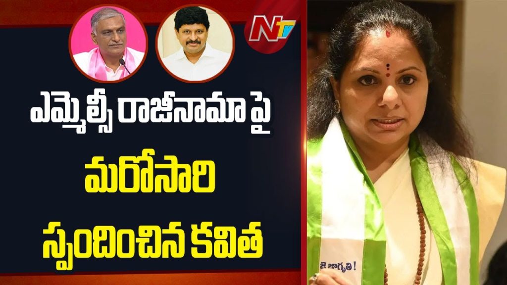 Kavithas Shocking Comments On Harish Rao And Santosh Rao
