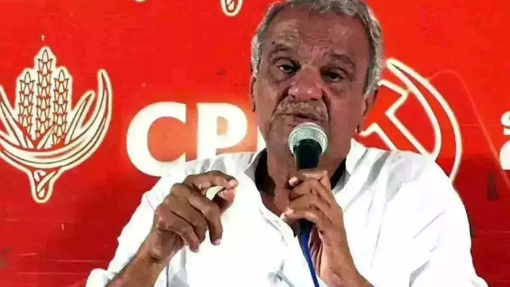 Cpi Leader K Narayana Slams Cases Against Prashna Ravan Raises Free Speech Concerns