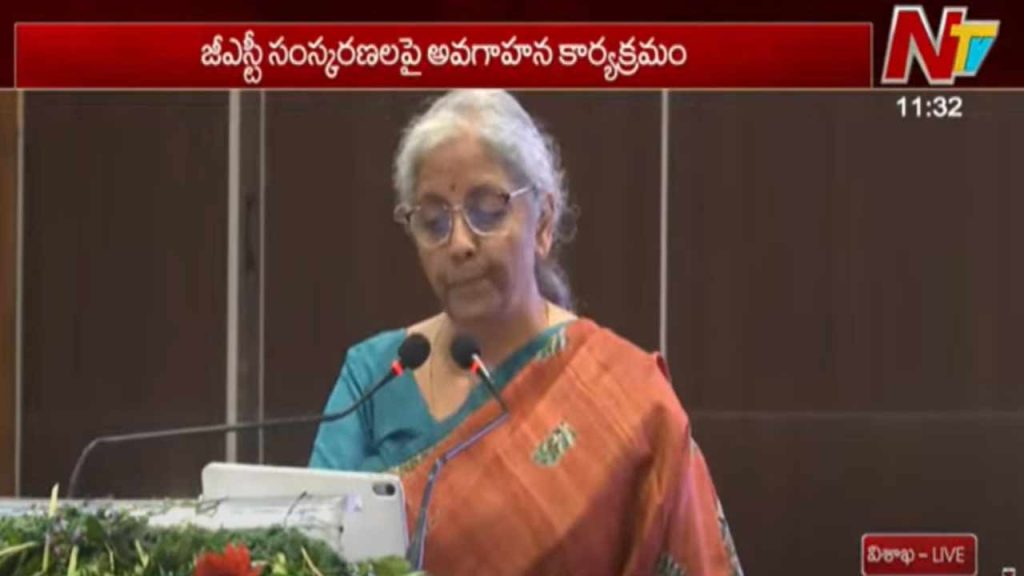 Finance Minister Nirmala Sitharaman Highlights Gst 2 0 Benefits